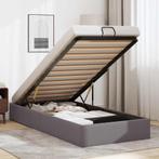 vidaXL Bedframe zonder matras 80x200 cm kunstleer grijs, Huis en Inrichting, Overige materialen, Eenpersoons, Verzenden, Nieuw