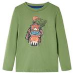 vidaXL Kindershirt met lange mouwen 92 lichtkakikleurig, Kinderen en Baby's, Verzenden, Nieuw