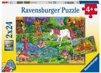 Magisch Bos Puzzel (2x12 stukjes) | Ravensburger - Puzzels, Kinderen en Baby's, Speelgoed | Kinderpuzzels, Nieuw, Verzenden