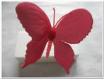 Vlinders van foam PINK 6 cm. Doos 36 stuks Vlinders voor, Nieuw, Ophalen of Verzenden