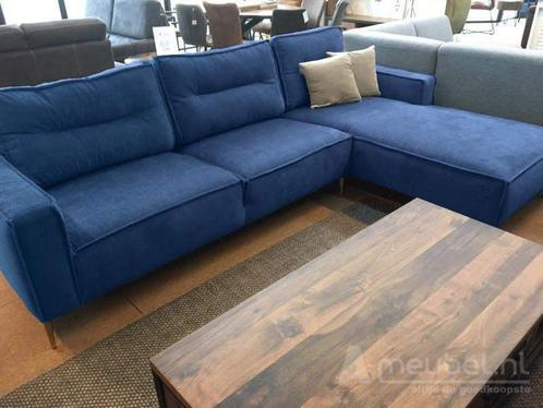 Loungebank Capelle - loungebanken - Blauw, Huis en Inrichting, Banken | Sofa's en Chaises Longues, Nieuw, Overige materialen