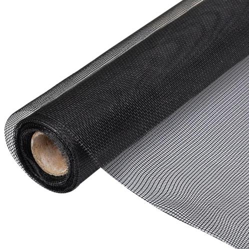 vidaXL Gaas 100x500 cm glasvezel zwart, Tuin en Terras, Schuttingen, Nieuw, Overige materialen, 1 tot 2 meter, Verzenden