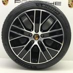 Porsche Taycan ORIGINELE 20inch Turbo Aero zw/alu met banden, 285 mm, Banden en Velgen, Gebruikt, Personenwagen