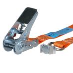 Spanband 25 mm 0,8 ton 3M Oranje met Spanoog Fitting, Nieuw, Verzenden