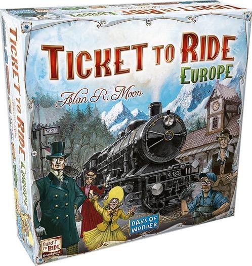 Ticket To Ride Europe (Engels) | Days Of Wonder -, Hobby en Vrije tijd, Gezelschapsspellen | Bordspellen, Nieuw, Verzenden