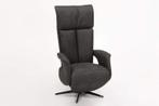 Relaxfauteuil Uitgeest - relaxfauteuils - Bruin, Nieuw, Stof, Bruin