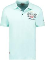 Geographical Norway Heren Expedition Polo Kapuccino Mint, Kleding | Heren, Polo's, Verzenden, Nieuw, Blauw
