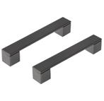 Differnz meubelgreep Tilburg 128 mm gunmetal 2 stuks, Doe-het-zelf en Verbouw, Hang- en Sluitwerk, Verzenden, Nieuw