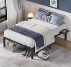 Logeerbed met Metalen Frame en Opbergruimte, Huis en Inrichting, Slaapkamer | Bedden, Verzenden, Nieuw