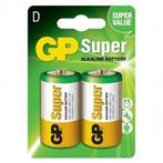 GP Super Alkaline LR20/D batterij 1x Blister, Audio, Tv en Foto, Accu's en Batterijen, Nieuw, Verzenden