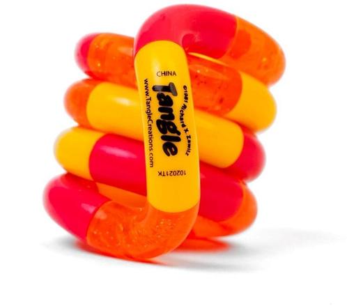 Tangle Junior Classic (Geel / Roze / Oranje) | Tangle -, Kinderen en Baby's, Speelgoed | Overig, Nieuw, Verzenden
