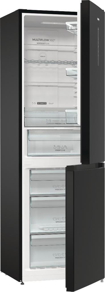 €569 Gorenje NRK6192ABK4 koel-vriescombinatie Vrijstaand 3, Witgoed en Apparatuur, Koelkasten en IJskasten, 160 cm of meer, Ophalen of Verzenden