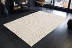 Design Tapijt WAVE 240x170cm crème beige 3D effect - 43129, Huis en Inrichting, Stoffering | Tapijten en Kleden, Ophalen of Verzenden