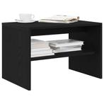 vidaXL Tv-meubel 60x40x40 cm spaanplaat zwart eikenkleurig, Verzenden, Nieuw, Overige houtsoorten
