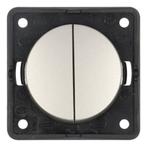 Berker Serieschakelaar Flow/Pure Inbouw RVS Mat, Caravans en Kamperen, Ophalen of Verzenden, Nieuw