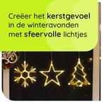 Kerstverlichting Raam Sneeuwvlok + Kerstster + Kerstboom -, Diversen, Kerst, Verzenden, Nieuw