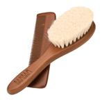 BamBam Dark Houten Borstel En Kam Geschenkset 51690, Verzenden, Nieuw