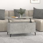 vidaXL Salontafel 90x44,5x45 cm bewerkt hout betongrijs, Minder dan 50 cm, 50 tot 100 cm, Verzenden, Nieuw