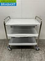 RVS Zorro Serveerwagen 3 lagen 85 cm Horeca, Ophalen of Verzenden, Nieuw zonder verpakking