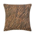 Kussen Geitensuède zebra camel 45x45cm (Capra Aegagrus, Huis en Inrichting, Woonaccessoires | Overige, Verzenden, Nieuw