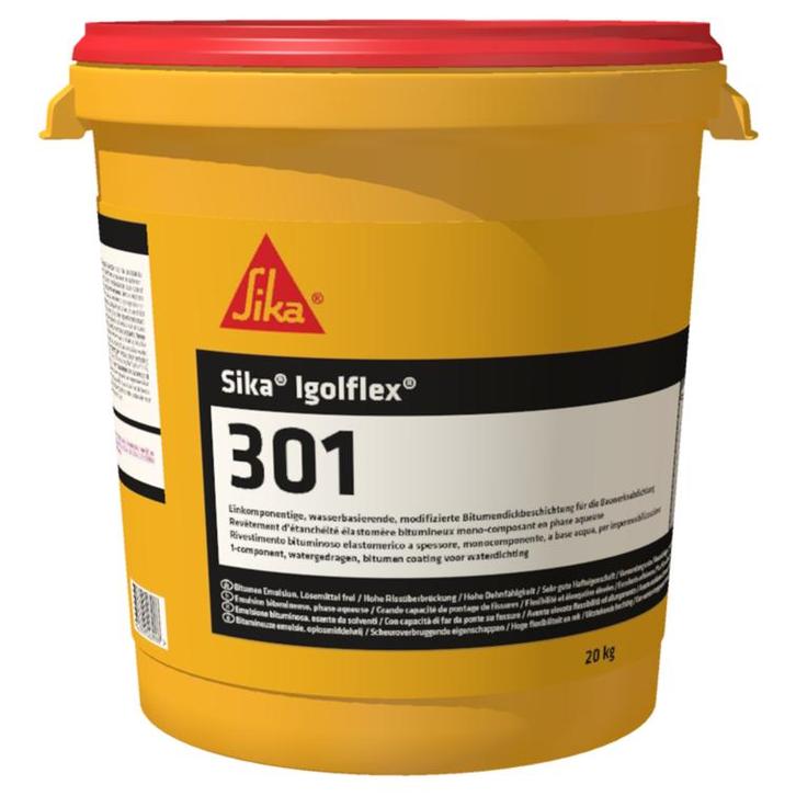 Sika Bouw Sika igolflex 301 20 kg, zwart, emmer, Doe-het-zelf en Verbouw, Isolatie en Afdichting, Nieuw, Verzenden