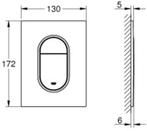 Grohe Drukplaat van €282.00 voor €174.26, Ophalen of Verzenden, Nieuw, Toilet