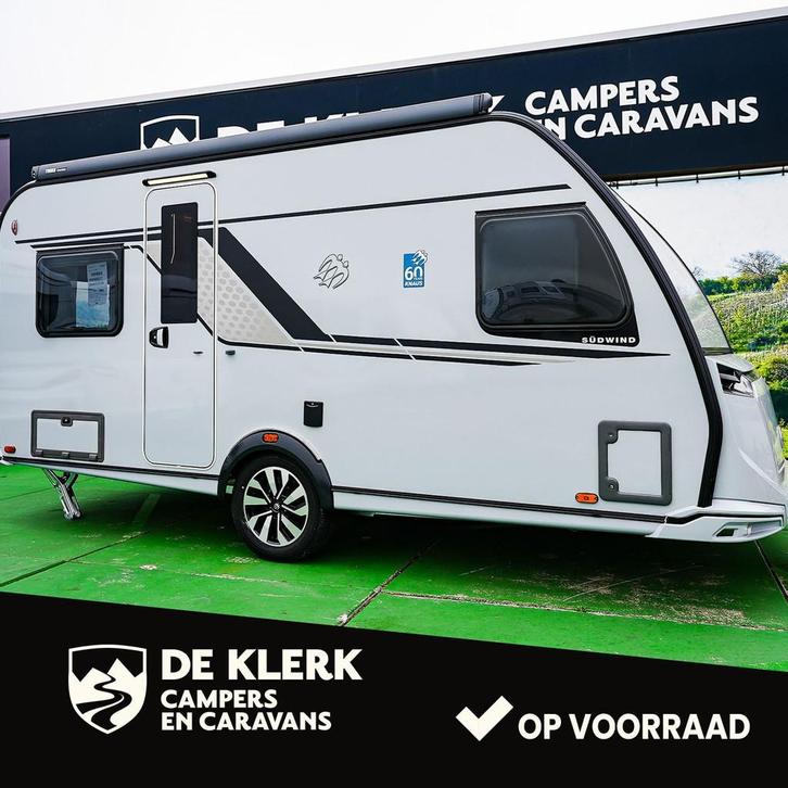 Knaus SUDWIND 450 FU 60 YEARS Campovolo grey Gratis mover en, Caravans en Kamperen, Caravans, 1250 - 1500 kg, Knaus, 6 tot 7 meter