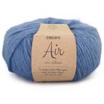 DROPS Air Uni Colour - 17 denimblauw - Wol Garen, Hobby en Vrije tijd, Breien en Haken, Ophalen of Verzenden, Nieuw