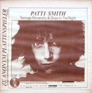 LP gebruikt - Patti Smith - Teenage Perversity &amp; Ship..., Cd's en Dvd's, Vinyl | Rock, Zo goed als nieuw, Verzenden