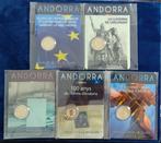 Andorra. 2 Euro 2015/2022 (5 monete) (Zonder Minimumprijs), Postzegels en Munten, Munten | Europa | Euromunten