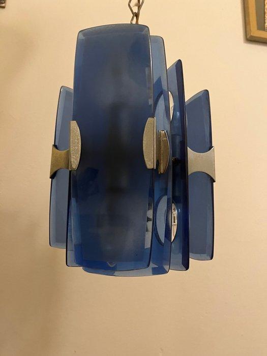 Kroonluchter - Glas, Metaal, Antiek en Kunst, Antiek | Lampen