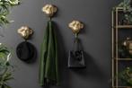 Extravagante jashaak set van 3 THREE APES 25cm goud, Nieuw, Ophalen of Verzenden