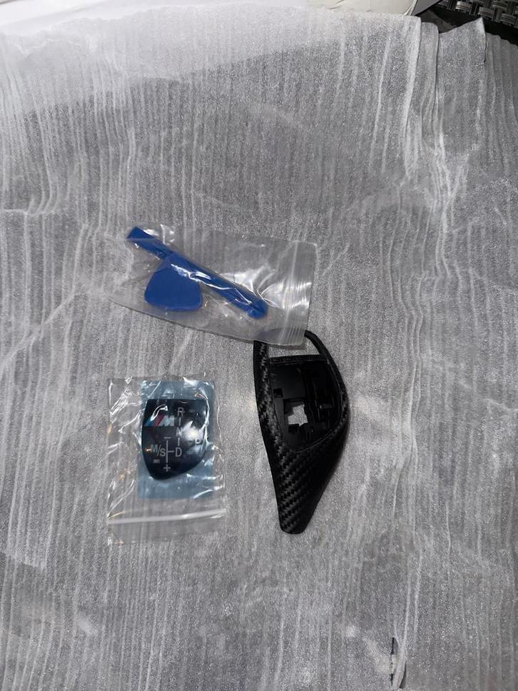 BMW M Performance Carbon keuzehendel cover F Series, Auto diversen, Tuning en Styling, Ophalen of Verzenden