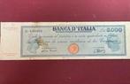 Italië. - 5.000 Lire 04/08/1945 Titolo provvisorio
