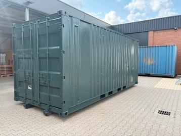 Zeecontainer 20FT met slede beschikbaar voor biedingen