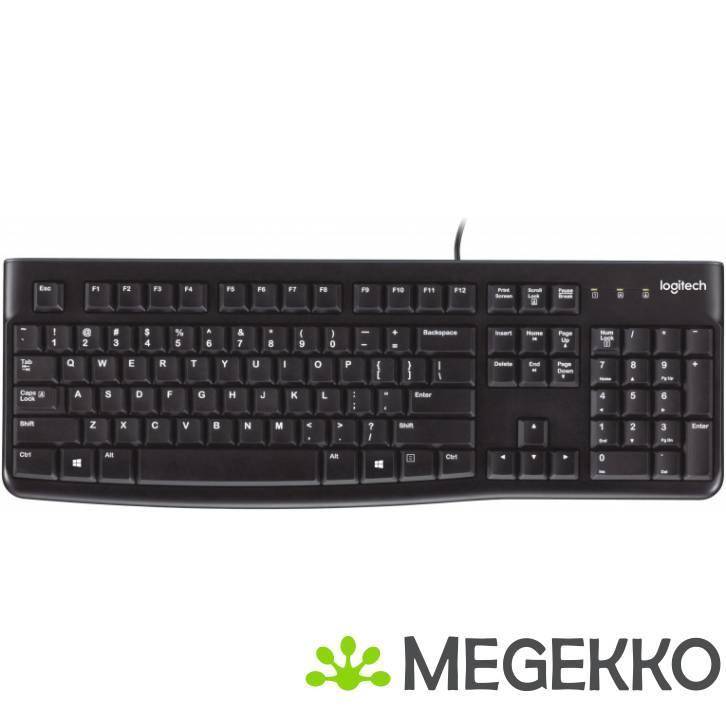 Logitech K120 toetsenbord Zwart, Computers en Software, Toetsenborden, Nieuw, Verzenden