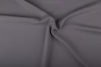 Polyester stof grijs - 50m effen stof op rol, Nieuw, Verzenden