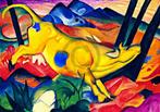 Kunstdruk Franz Marc - Die gelbe Kuh 100x70cm, Verzenden, Nieuw