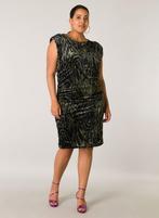 Yesta jurk Widad velvet print Maat:, Kleding | Dames, Jurken, Verzenden, Nieuw, Overige kleuren