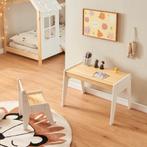 Kindertafel met kinderstoel Skinnskatteberg naturel en wit [, Kinderen en Baby's, Kinderkamer | Tafels en Stoelen, Verzenden, Nieuw