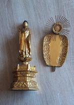 BOUDDHA Amida - Beeld Goudgelakte HOUTsculptuur, MEIJI -