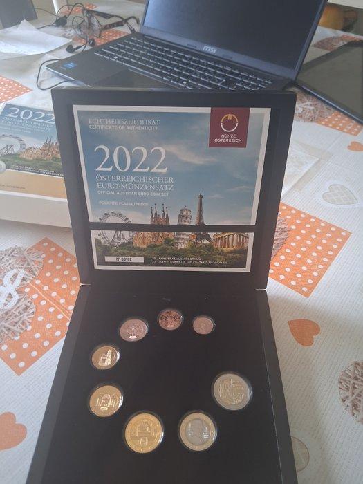 Oostenrijk, Portugal. Proof Set 2022 (2 sets) (Zonder, Postzegels en Munten, Munten | Europa | Euromunten