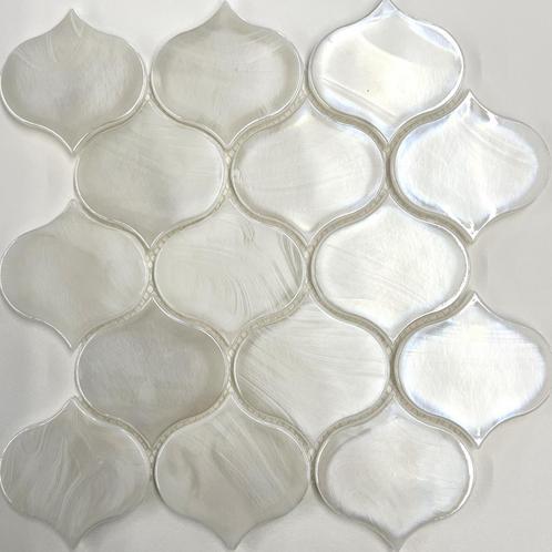 Mozaïek Valkery Arabesque 26,4 x 28,3 cm Glas White (Prijs, Doe-het-zelf en Verbouw, Sanitair, Ophalen of Verzenden