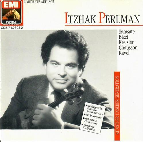 cd - Itzhak Perlman - Sarasate - Bizet - Kreisler - Chaus..., Cd's en Dvd's, Cd's | Overige Cd's, Zo goed als nieuw, Verzenden