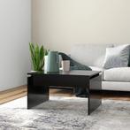 vidaXL Salontafel 68x50x38 cm bewerkt hout zwart, Huis en Inrichting, Tafels | Salontafels, 50 tot 100 cm, Verzenden, Nieuw, 50 tot 100 cm