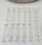Serveerschaal (3) - Glas, Kristal, Verzilverd - Serveer
