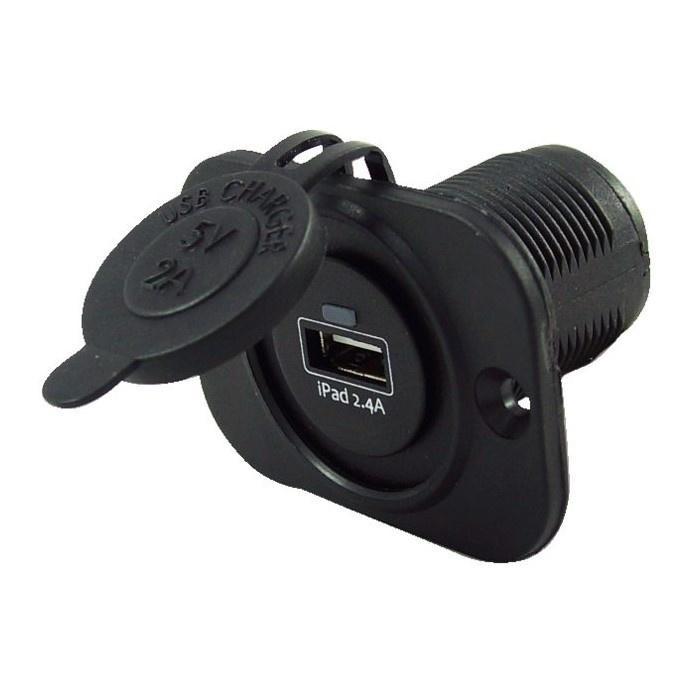 Talamex Flush frame met USB 2.4A stopcontact, Auto diversen, Autogereedschap, Nieuw, Ophalen of Verzenden