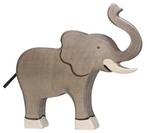 Holztiger - Houten Dieren - Olifant slurf 18 cm, Nieuw