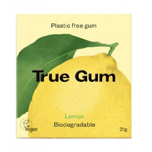 24x True Gum Lemon Sugarfree 21 gr, Diversen, Overige Diversen, Nieuw, Verzenden