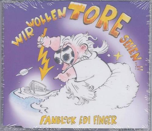 cd single - Fanblock Edi Finger - Wir Wollen Tore Sehen, Cd's en Dvd's, Cd Singles, Verzenden